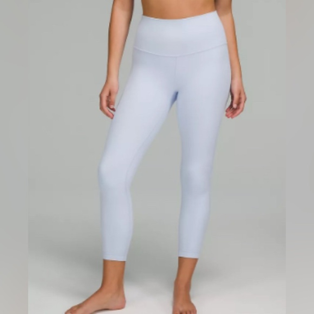 Light blue lululemon align leggings size 4